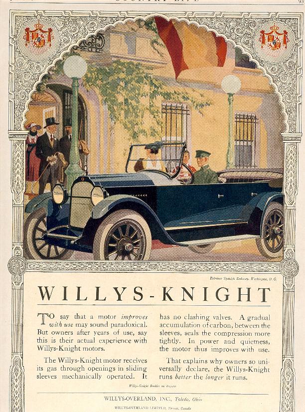 1920 Willys Auto Advertising